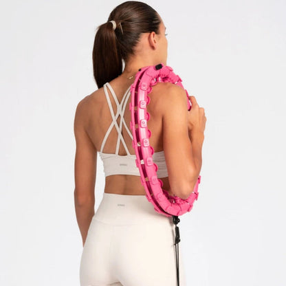 Hulahop Egzersiz Çemberi - Egzersiz Halkası - Ağırlıklı - Bel Bölgesi Ayarlanabilir 24 Parça